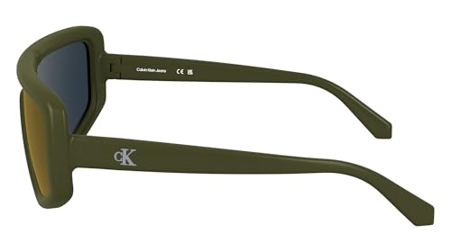 Lunettes Calvin Klein Jeans Matte Khaki 59 20 - Accessoire Mode - 3
