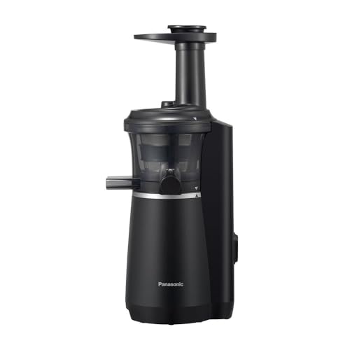 Foto von Panasonic Slow Juicer MJ-L501KXE Entsafter (Entsafter für Obst/Gemüse, Saftpresse, Sorbet Herstellung, Entsafter elektrisch, 150 W, schwarz)