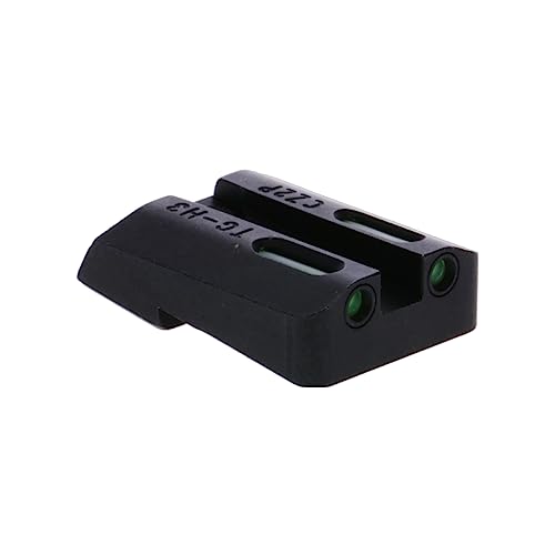 Image of TRUGLO TFX Handgun Sight | Durable Shock-Resistant Compact Brightly Glowing Tritium & Fiber-Optic Xtreme Day /Night Sight for Handguns