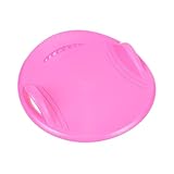 KiBcsLic Winterschlitten mit Griff, Ideal für Outdoor Aktivitäten mit Der Familie, Pink S