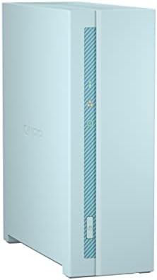QNAP TS-130 1 Bay Desktop NAS Enclosure - 1GB RAM, Realtek quad-core 1.4GHz processor - Budget-friendly Home NAS for file storage and multimedia streaming