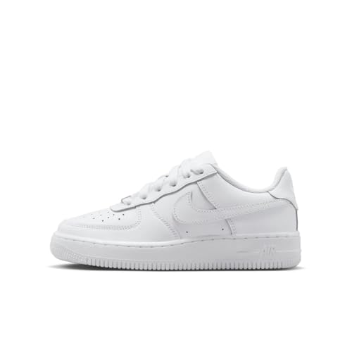 Nike Air Force 1 LE Big Kids' Shoes (FV5951-111, White/White/White/White) Size 2
