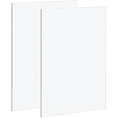 2 Pack A4 Clear Acrylic Sheets for DIY Cover