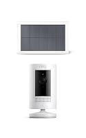 Ring Outdoor Camera Solar (Stick Up Cam) | Outdoor Security Camera with solar panel, 1080p video, Two-Way Talk, Wifi | alternative to CCTV system | 30-day free trial of Ring Subscription Plan