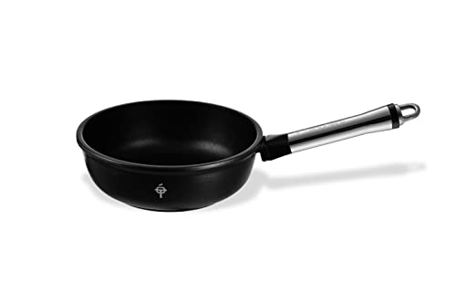 Tangherò Padella Antiaderente Con Manico Removibile In Acciaio Inox Alta 20cm Padella Grill In Alluminio Pressofuso Con Rivestimento Diamantato Per Cucina PA20T