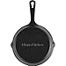 Utopia Kitchen Cast Iron Frying Pan 10.25 Inch, Cast Iron Chefs Pan, Pre Seasoned Skillet, Safe Grill Cookware for Indoor & Outdoor Use, Black