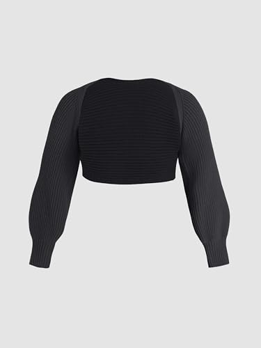 CIDER Plus Size 2 Piece Sweater Dresses for Women Long Sleeve Midi Dress Slit Winter Pullover Wedding Guest Outfits3