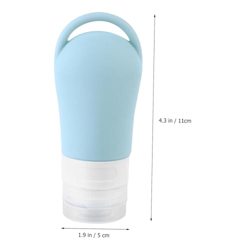 SMASOLO 5個 化粧品装瓶 入り 乳白色 実粉 浅灰 湖ブルー グリーングレー 漏れ防止 軽量耐久 旅行用詰め替えシャンプーボトル ローション容器