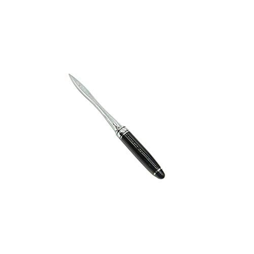Letter Opener, Black Metal Envelope Opener Paper Cutting Knife