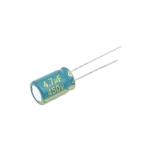 Condensateurs électrolytiques 450V 4.7uF pour réparation électronique 8x12mm