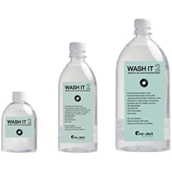 Pro-Ject Wash it 2 экологически чистая жидкость для чистки проигрывателей в готовой к использованию смеси подходит для VC-E 2 VC-S2 3 500 мл