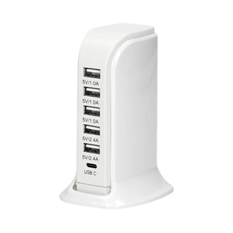 Estación de Carga Virone CS-1 6 Dispositivos USB Cover