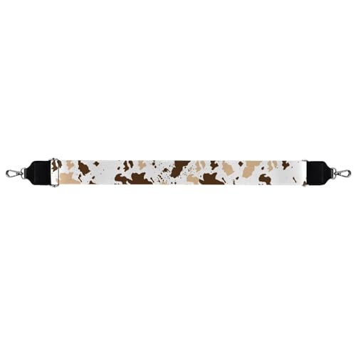 Image of TODIYADDU Brown Beige Milk Cow Stripe Strap Bag Straps Replacement Crossbody Bag Straps Straps for Crossbody Bags for Women Students Suitable for Crossbody Bag Handbag Computer Bag Guitar Nice Gifts