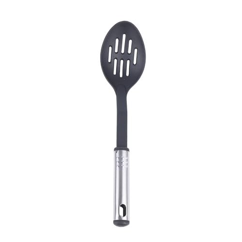 Lot de 40 ustensiles de cuisine antiadhésifs avec poignée en acier inoxydable, passent au lave-vaisselle, ustensiles de cuisine en nylon et acier inoxydable