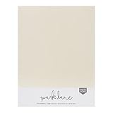 Cardstock 8.5 x 11 Paper Pack - 110 lb Ivory Cardstock Scrapbook Paper - Double Sided Card Stock for...