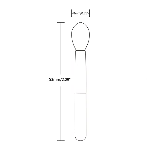 Brochas de silicona para labios higiénicas y suaves para aplicar bálsamos de forma precisa 7