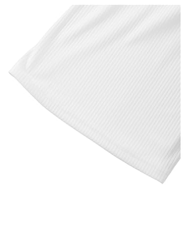 WDIRARA Girl's Criss Cross Sleeveless Rib Knit Cami Top Summer Spaghetti Strap Camisole3