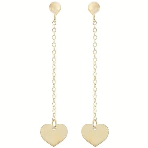 Boucles d'oreilles femme or jaune Ambrosia KAOZ 002 aventurine verte