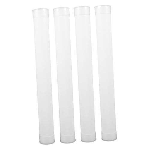 Veemoon Pcs Heavy Duty Mailing Tubes Caps Plastic Round Tube Storage Extendable for Travel