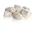 biOrb Marble Pebble Set, Solid Aquarium Decorations, White