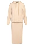 APART Fashion Damen Strickset Suit - Skirt Set, Beige, 38 EU