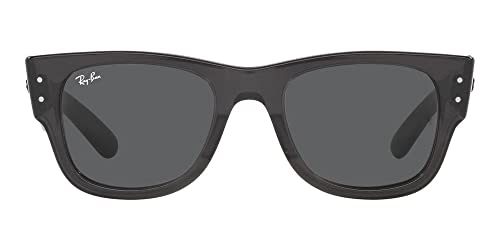 Ray-Ban 0RB0840S1390B151 Mega Wayfarer Transparent Black Dark Grey Lens2
