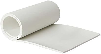 1/16" Thick 12" x 24" Food Grade Off-White Neoprene Rubber Sheet