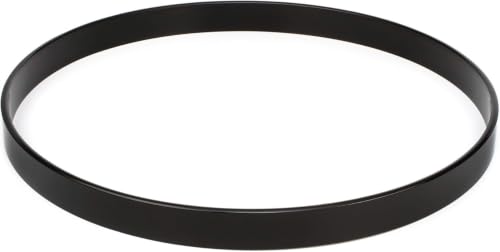 22' Maple Bass Drum Hoop for Bass Drum Customization, Black (SC-22BK)