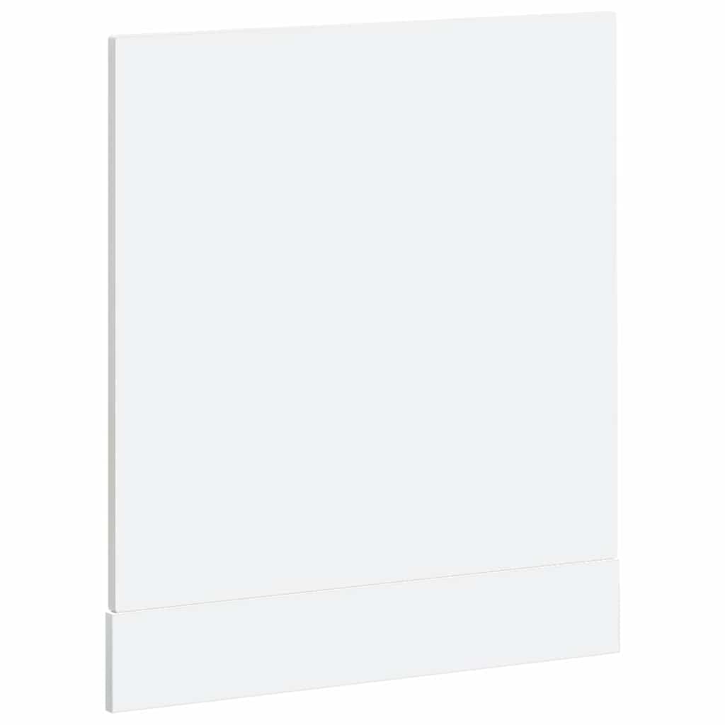 vidaXL Panneau de Lave-Vaisselle Kalmar Blanc Brillant 60x1,5x57 cm