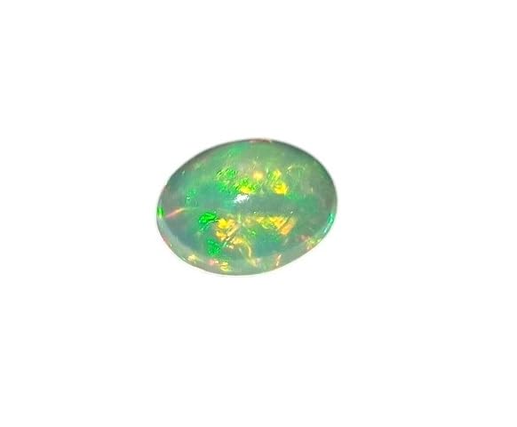 Opale éthiopienne naturelle, cabochon ovale d'exception pour haute joaillerie