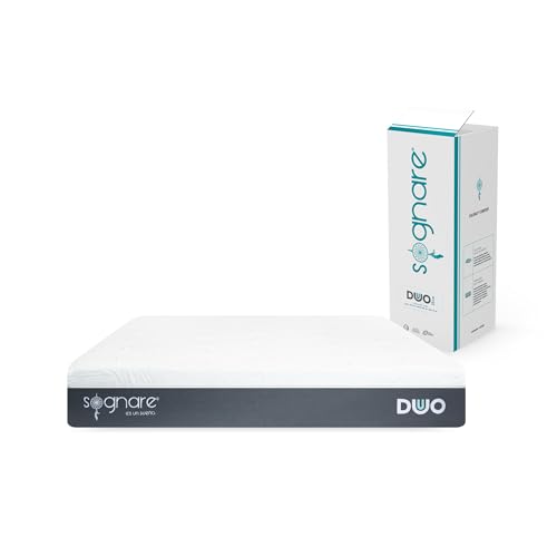 Lista de Colchon Sognare Walmart los preferidos por los clientes. 48 Sognare Duo 2.0 Colchón Tamaño King Size Semi Firme Memory Foam, Funda Hipoalergénica Fácil de Limpiar. 100 Noches de Garantía.