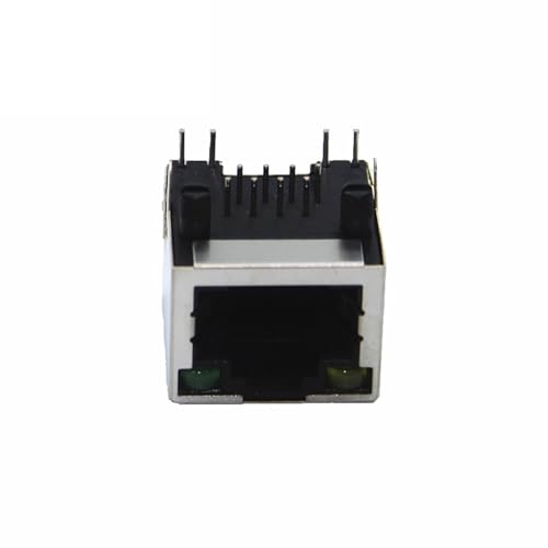 Conector Hembra RJ45 Ethernet terminal de red de ángulo recto 56 para placas electrónicas 3
