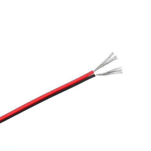 ELLANA Cable Flexible Red Black PVC Electrical Wire 10 Meters 18/20/22/24/26 Gauge AWG Tinned Copper Insulated Extension Cable Extension Connector (Size : 24AWG)