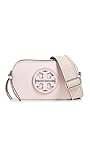 Tory Burch Women's Miller Patent Border Mini Crossbody Bag, Pale Pink, One Size