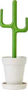 Vigar Cactus Toilet Brush Set, Eco-Friendly Cleaning Brush with Cactus-Shaped Handle, Planter Base with Saucer