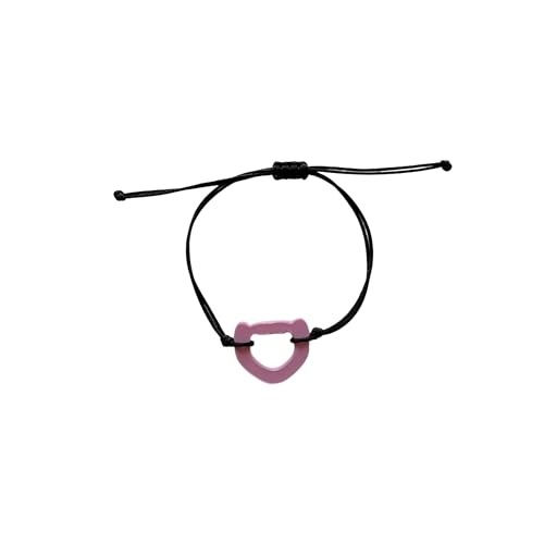 Pulsera ajustable con marta cibelina rosa: el regalo romántico ideal