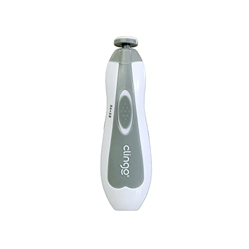 KIT MANICURE ELÉTRICO CINZA/BRANCO, Clingo, Cinza/Branco