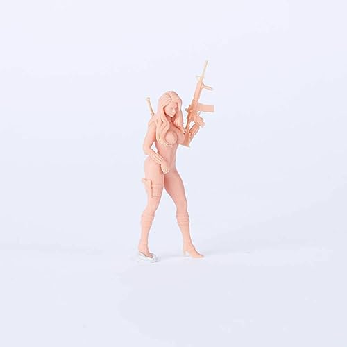 Figura Mujer Asesina 1/43 Miniatura para Colorear miniatura 3