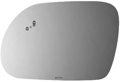 Compatible with 2020-2023 Kia Soul Driver Side Mirror Glass w/Blind Spot Icon Symbol, No Rear Mount