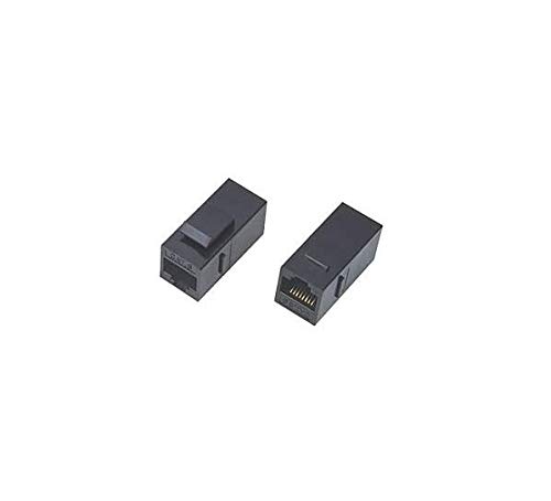 FiberGlobal - Adaptador RJ45 CAT6 fêmea UTP 1 UD - Ligador para fixar 2 cabos Ethernet (RJ45 Cat6 fêmea 2A)
