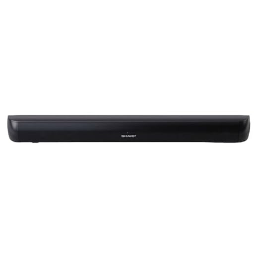 SHARP HTSB107 2.0 Soundbar 90W (USB, Bluetooth, HDMI, Optisch, AUX-In (3,5mm), Breite: 65cm), schwarz