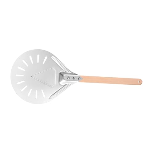 LEDMOMO 厚手パン焼きスパチュラ ピザオーブン用あきピザピール 割式木製ハンドル付き 軽量持ち運び可能 家とアウトドアの焼き菓子移し用