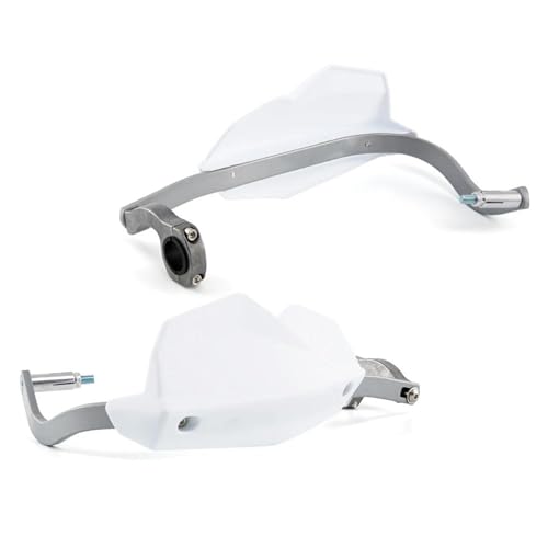 Protège-mains universel moto pit bike blanc pour sorties tout-terrain Yamaha YZ250