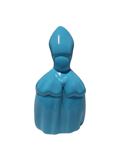 San Gennaro Statuetta in Ceramica Realizzata e Dipinta a Mano