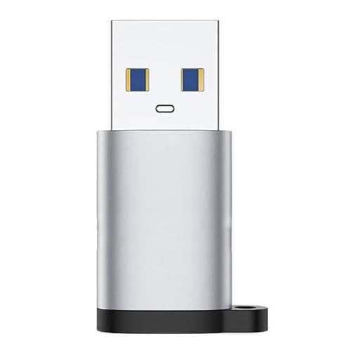 Adaptador USB C, convertidor USB 3.0, conector macho a hembra de transferencia de datos de alta velocidad para portátiles y más dispositivos tipo C