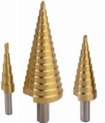3X Large HSS Steel Step Cone Drill Titanium Bit Set Hole Cutter 4-12/20/32mm