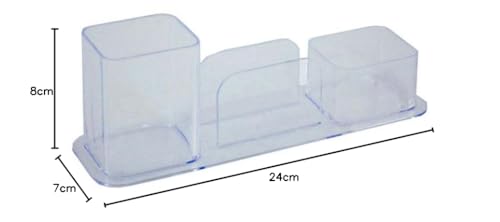 Porta lembrete/lápis/clips cristal 3031.h Dello