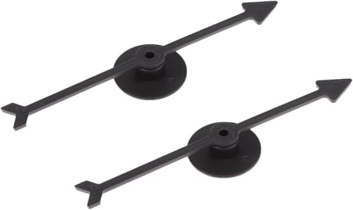 2Pcs Spinner Game Engaging Board Arrow Set Home and School Party Spinners Plastic Craft with Suction Cup Board Games Accessories (Black)