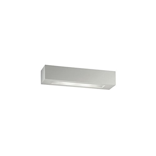 Fan Europe i-Candida-ap Rectangular Wall Light E14, 28 W, White, 7 x 36