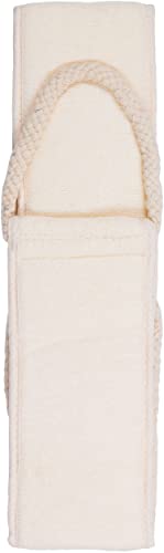 BRUBAKER Escobilla de espalda para exfoliante corporal - Cinturón de masaje para espalda y baño ducha - Correa de espalda para masaje de espalda y masaje en seco